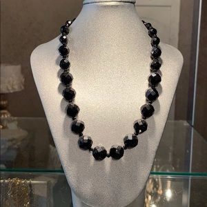 🌺Black Bead Necklace (Adjustable)